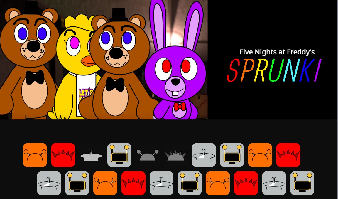 FNAF Sprunki: Five Nights at Bruddy