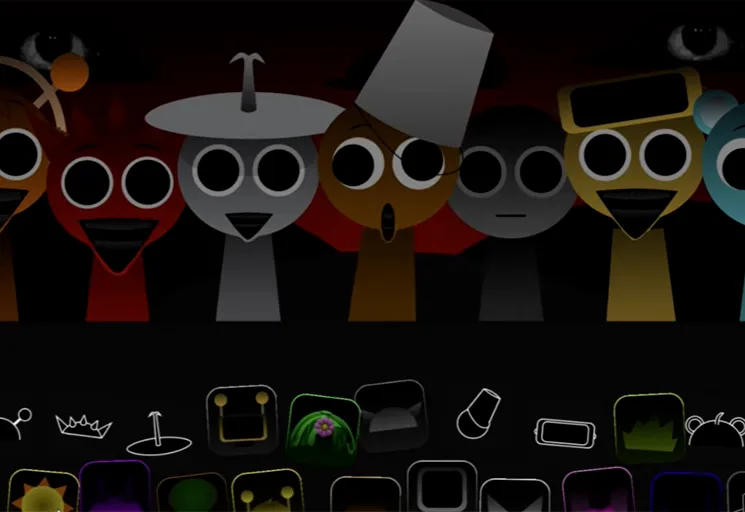 Place Durple characters on the stage