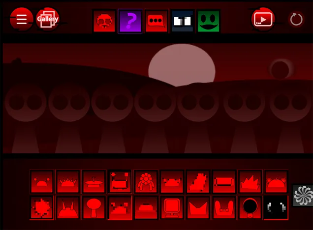 Drag characters from the tray into stage slots in Sprunki Phase 2.5