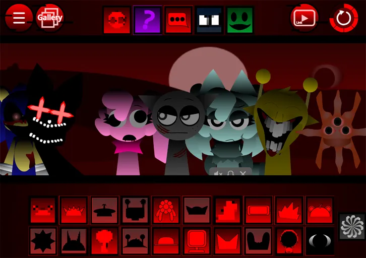 Layer different characters to build a Sprunki Phase 2.5 mix